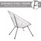 Best Choice Products 3-Piece All-Weather Patio Acapulco Bistro Furniture Set w/ Rope, Glass Top Table